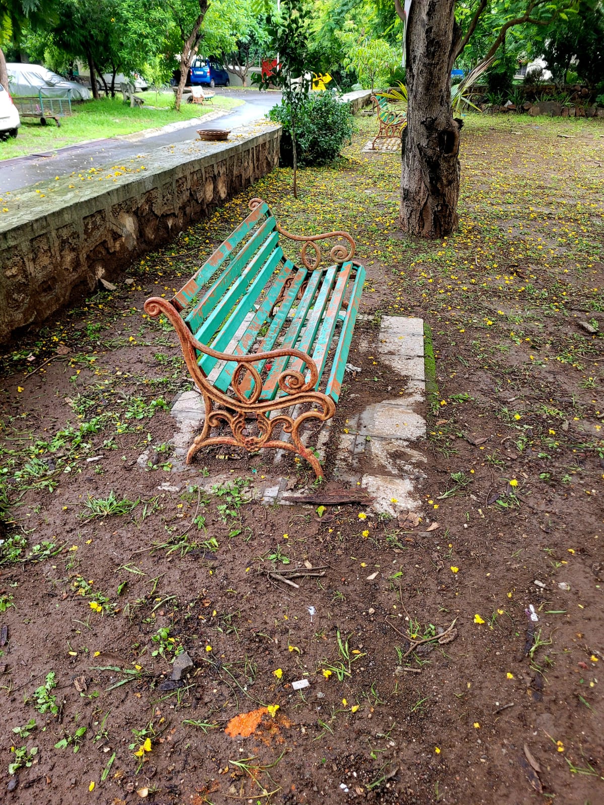 Bench in Harolikar Garden